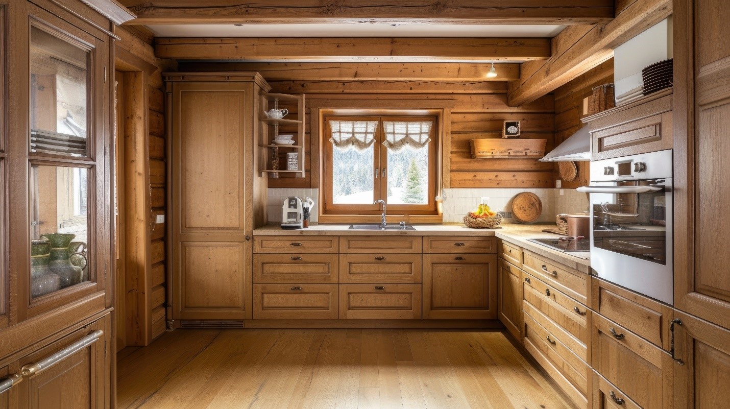 Traditional-style kitchen cabinets