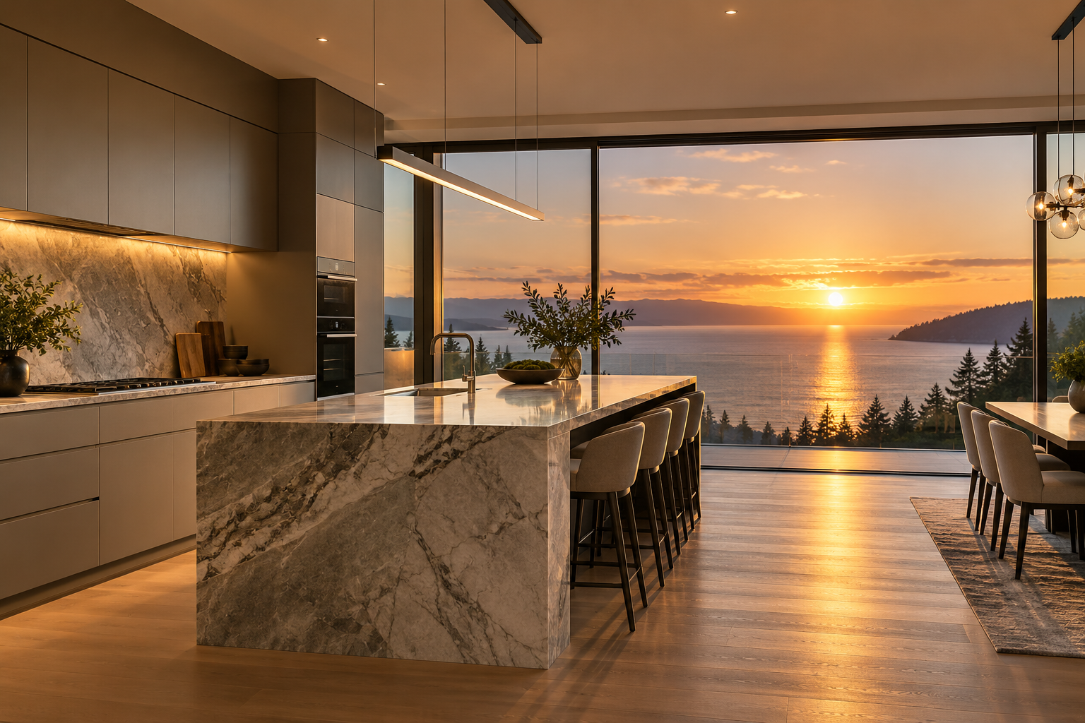 Custom Kitchen Cabinets in West Vancouver: Design & Build